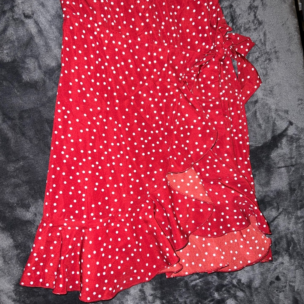 Princess Polly Caesura Mini Dress in Wine Size 2 New with tag - Picture 8 of 15